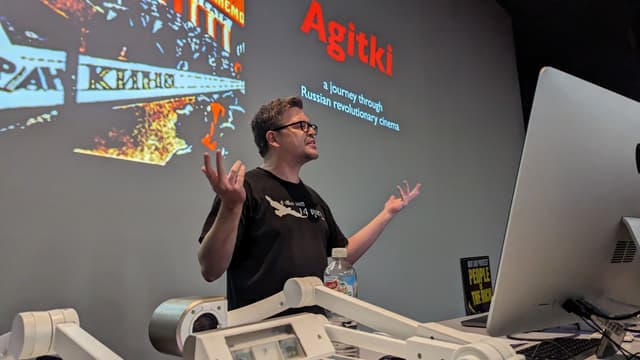 A presentation on Russian revolutionary cinema